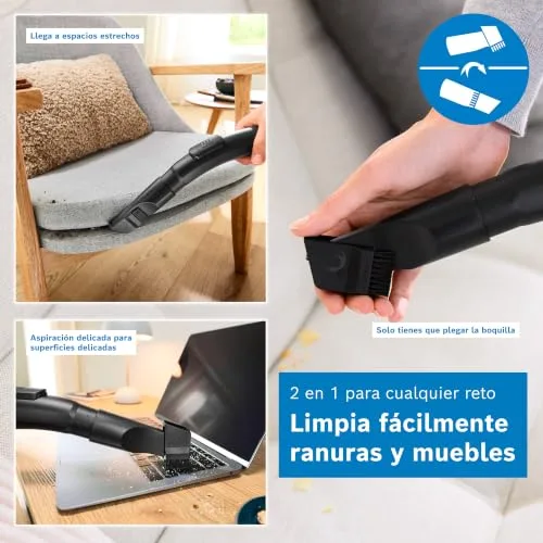 Bosch ▫️ Aspirador sem saco Série 2, leve e compacto, BGS05AM, azul 6