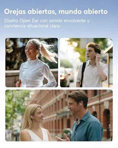 Paekole ▫️ Auscultadores sem fios Bluetooth 6.1, Auscultadores sem fios do tipo «open ear» 3
