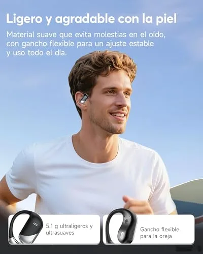 Paekole ▫️ Auscultadores sem fios Bluetooth 6.1, Auscultadores sem fios do tipo «open ear» 4