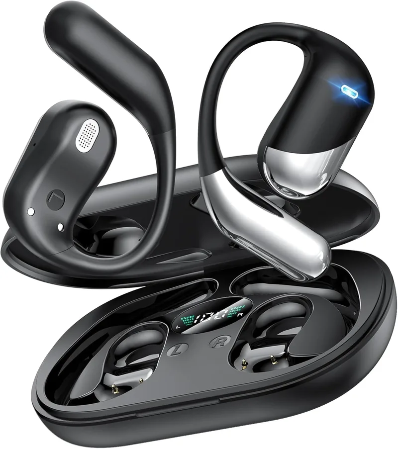 Paekole ▫️ Auscultadores sem fios Bluetooth 6.1, Auscultadores sem fios do tipo «open ear»