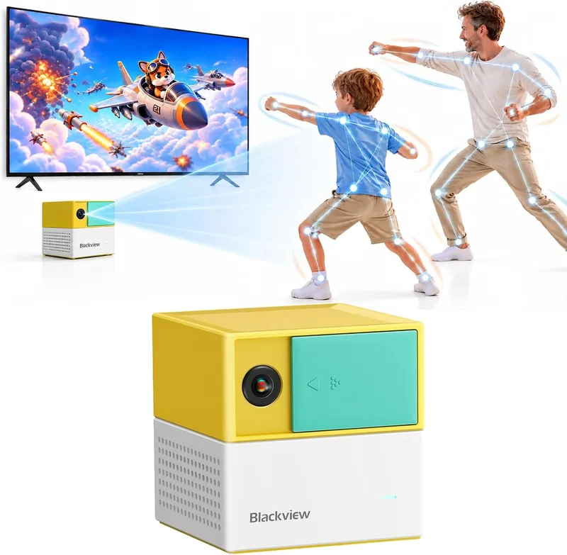 Blackview ▫️ PlayPop 8 – Consola de jogos com sensores de movimento, consolas infantis