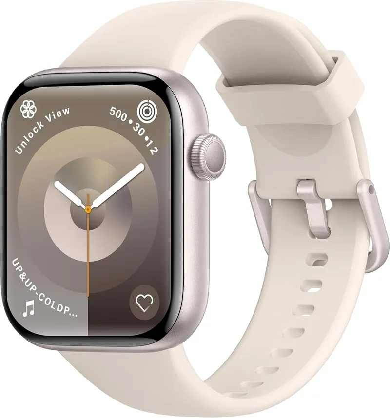 AcclaFit ▫️ Relógio inteligente para homem e mulher, relógio inteligente de 1,85" com chamadas Bluetooth, mais de 140 modos desportivos, com SpO2/medidor de pulsação/monitor de sono/podómetro, relógio inteligente à prova de água IP68 para Android e iOS