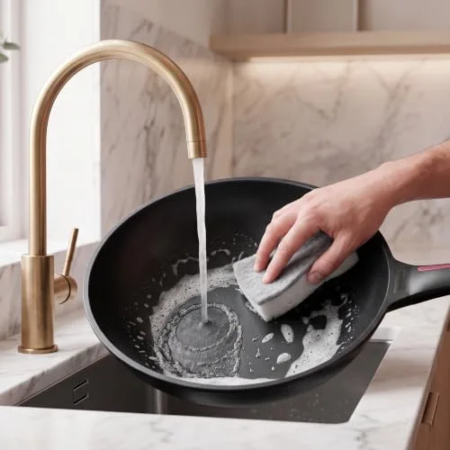 Cecotec ▫️ Frigideira Wok de 28 cm com revestimento antiaderente, Coleção Gourmet+ 6