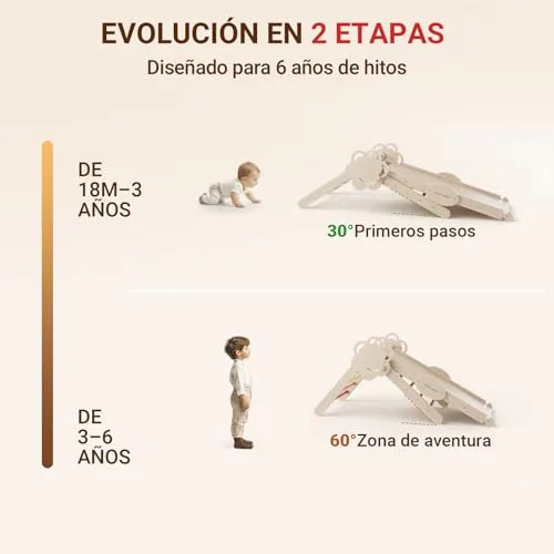 COSYLAND ▫️ 8 em 1: Triângulo de Escalada Montessori com Arco e Rampa 4