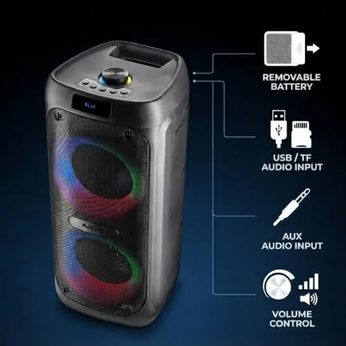 NGS ▫️ Wild Banger 3 – Altifalante compatível com a tecnologia Bluetooth 2
