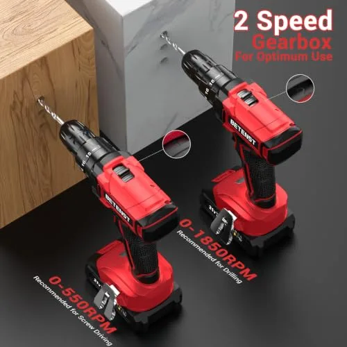 BETENST ▫️ Berbequim-aparafusadora a bateria de 21 V com bateria de 2000 mAh 4
