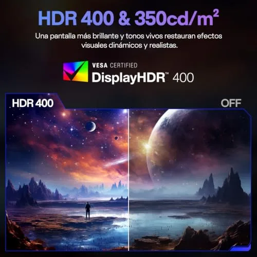 HKC ▫️ Monitor de jogos curvo de 34 polegadas UWQHD (3440x1440) VA, 120 Hz, 1 ms MPRT 6