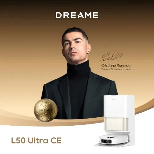 dreame ▫️ Robô aspirador e esfregador de pisos L50 Ultra CE, sucção de 28 000 Pa 2
