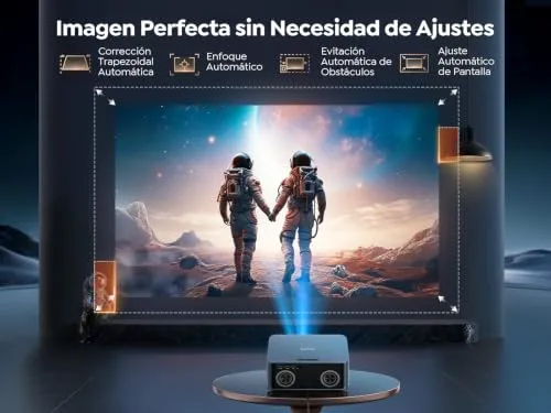 TOPTRO ▫️ Projetor 4K | Alto brilho 1700 ANSI | Compatível com Netflix | Áudio Dolby de 50 W 5