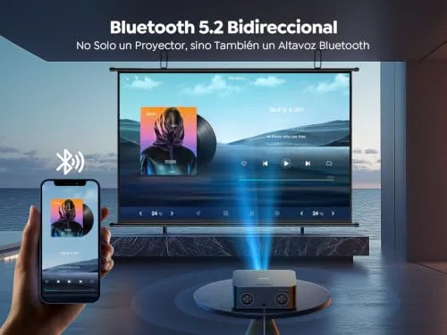 TOPTRO ▫️ Projetor 4K | Alto brilho 1700 ANSI | Compatível com Netflix | Áudio Dolby de 50 W 6