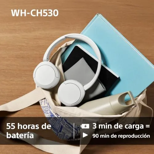 Sony ▫️ Auscultadores sem fios Bluetooth WH-CH530 - Vermelho Coral Exclusivo 5