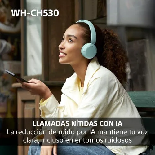 Sony ▫️ Auscultadores sem fios Bluetooth WH-CH530 - Vermelho Coral Exclusivo 6