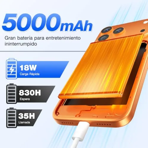 OUKITEL ▫️ C17 Plus Telemóvel Android 16, 6,9", 120 Hz, 24 GB + 256 GB/1 TB Azul 6