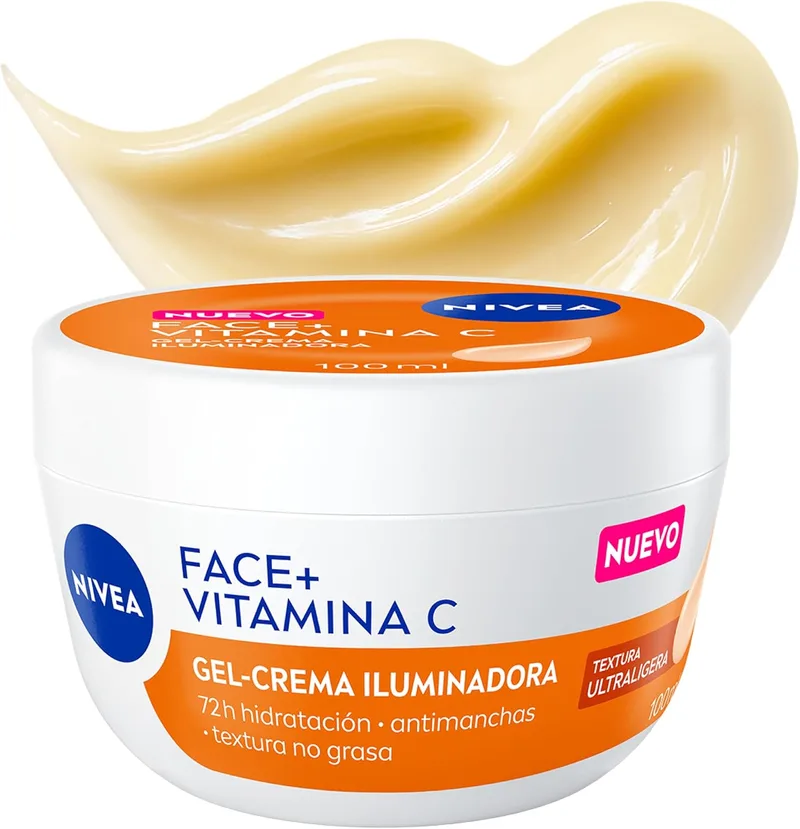 NIVEA ▫️ Face+ Gel-Creme iluminador facial com vitamina C, 100 ml