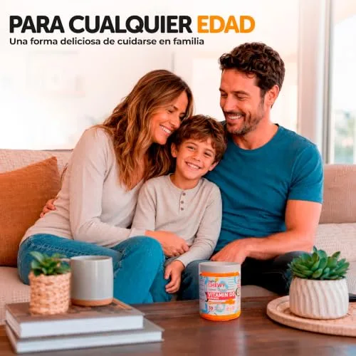 LIFE PRO NUTRITION ▫️ Life Pro Chewy Vitamina D3 2000 UI 60 Gomas - Suplemento de vitamina D3 delicioso e eficaz para a saúde óssea e imunológica - Adequado para toda a família, sem glúten, sem lactose 7