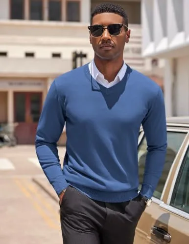 COOFANDY ▫️ Camisola de Inverno para Homem com Gola em V 2