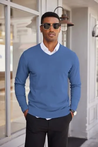 COOFANDY ▫️ Camisola de Inverno para Homem com Gola em V 5
