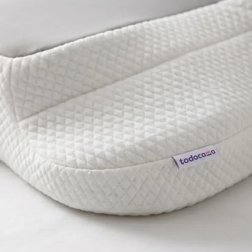 Todocama ▫️ Almofada cervical viscoelástica ergonómica para as vértebras cervicais e o pescoço, reduz a tensão e alivia a dor, capa antiácaros removível e lavável, 60 x 40 cm 5