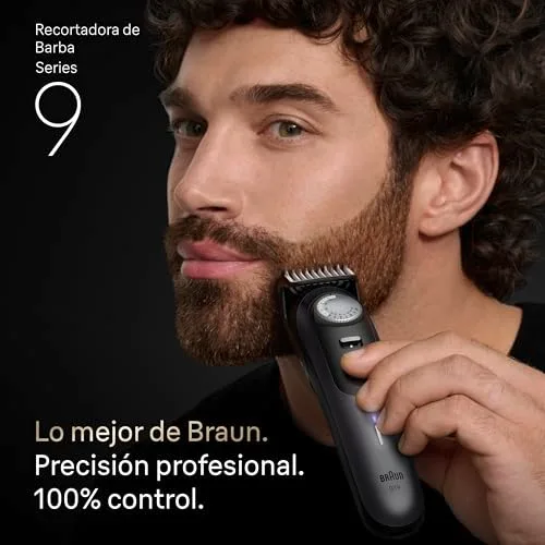 Braun ▫️ Aparador de Barba para Homem Série 9, BT9545n, Titânio 2
