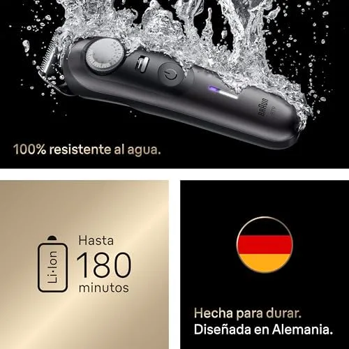 Braun ▫️ Aparador de Barba para Homem Série 9, BT9545n, Titânio 6
