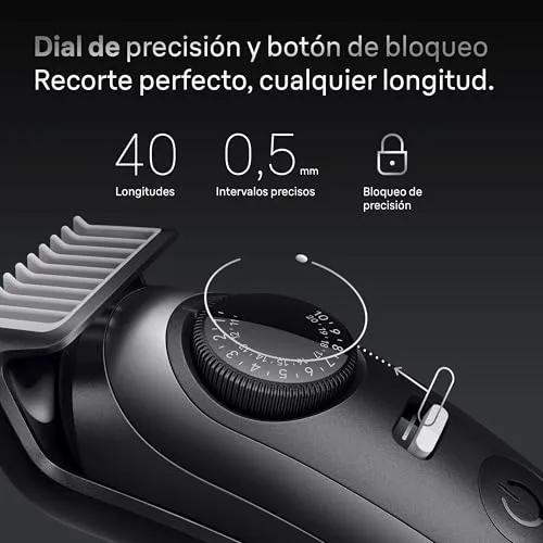 Braun ▫️ Aparador de Barba para Homem Série 7, BT7535, Cinzento 4