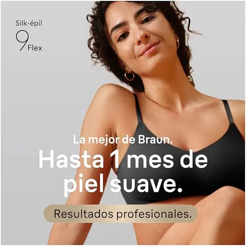 Braun ▫️ Silk·épil 9 Flex SkinSpa Depiladora Elétrica para Mulher, 9-042 3D, Dourada 2