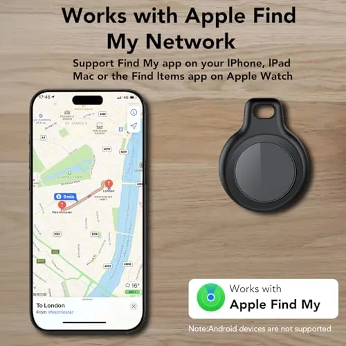 taobosec ▫️ Air Tracker Tag - Conjunto de 4, Etiqueta Localizadora, Localizador de Objetos Bluetooth 3