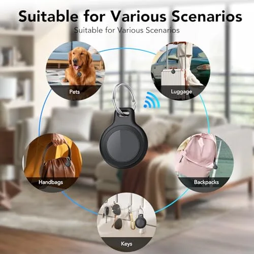 taobosec ▫️ Air Tracker Tag - Conjunto de 4, Etiqueta Localizadora, Localizador de Objetos Bluetooth 6