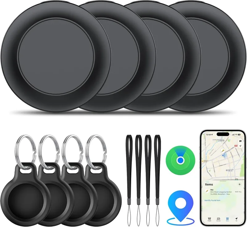 taobosec ▫️ Air Tracker Tag - Conjunto de 4, Etiqueta Localizadora, Localizador de Objetos Bluetooth