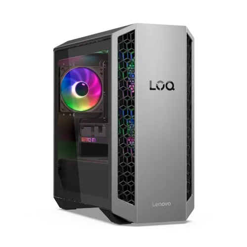 Lenovo ▫️ LOQ Tower 26ADR10 | Torre para jogos | Ryzen 7 | RTX 5050 | 16 GB | 512 GB 2