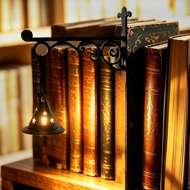 HUIKUANGEU ▫️ Candeeiro de biblioteca, lanterna decorativa para biblioteca