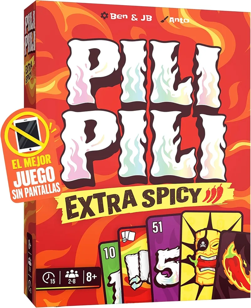ATM Gaming ▫️ PILI PILI Extra Picante - Jogo de Cartas de Bazas - A partir dos 8 anos