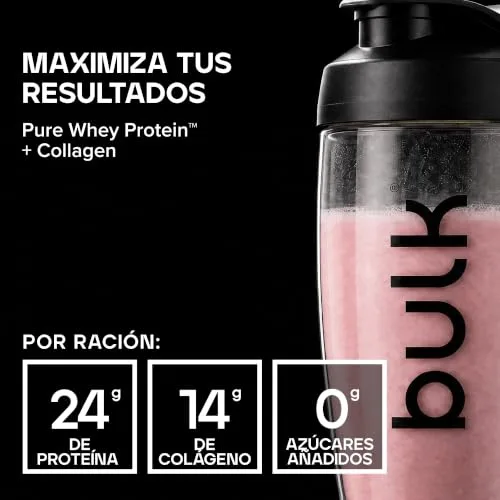 Bulk ▫️ Proteína de soro de leite pura a granel + colagénio, morango, 2 kg 3