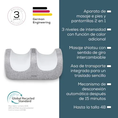 Beurer ▫️ FM 42 Aparelho de massagem Shiatsu para pés e panturrilhas 6