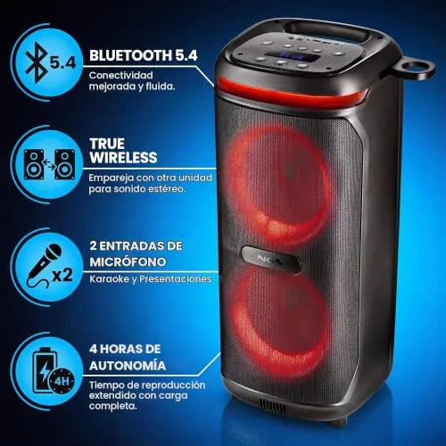 NGS ▫️ Wild Glam – Altifalante compatível com tecnologia Bluetooth 2