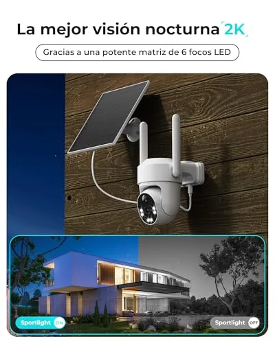 SEHMUA ▫️ Câmara de vigilância exterior 4G LTE com energia solar e cartão SIM, sem ligação à Internet 5
