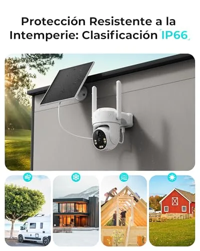 SEHMUA ▫️ Câmara de vigilância exterior 4G LTE com energia solar e cartão SIM, sem ligação à Internet 6
