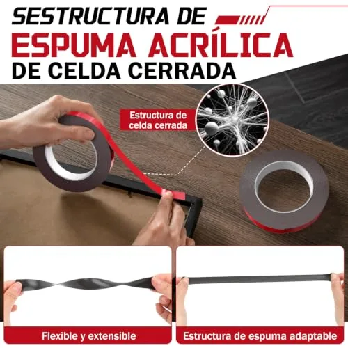 Alyvisun ▫️ Fita Adesiva de Dupla Face Extraforte 20 mm x 6,2 m 3
