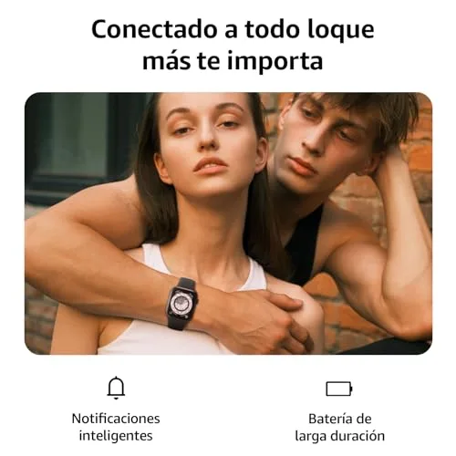 AcclaFit ▫️ Relógio inteligente para mulher e homem, relógio inteligente de 1,85" com chamadas Bluetooth, mais de 140 modos desportivos, com SpO2/medidor de pulsação/monitor de sono/podómetro, relógio inteligente à prova de água IP68 para Android e iOS 2