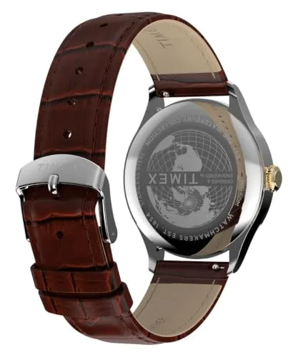 Timex ▫️ Waterbury Classic - Relógio de pulso analógico para homem 5