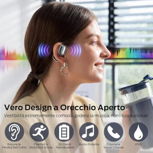 BUGANI ▫️ Auscultadores sem fios Bluetooth Auscultadores desportivos sem fios Bluetooth 2