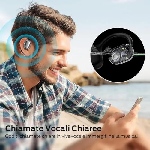 BUGANI ▫️ Auscultadores sem fios Bluetooth Auscultadores desportivos sem fios Bluetooth 5