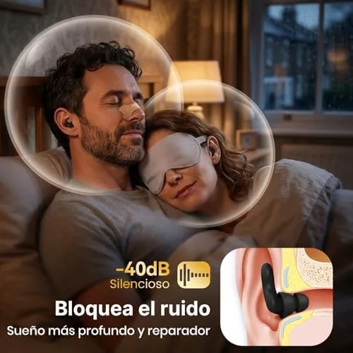 Relaxcharm ▫️ Tampões para os ouvidos para dormir, tampões antirruído para dormir de lado 4