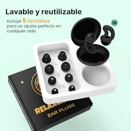 Relaxcharm ▫️ Tampões para os ouvidos para dormir, tampões antirruído para dormir de lado 7