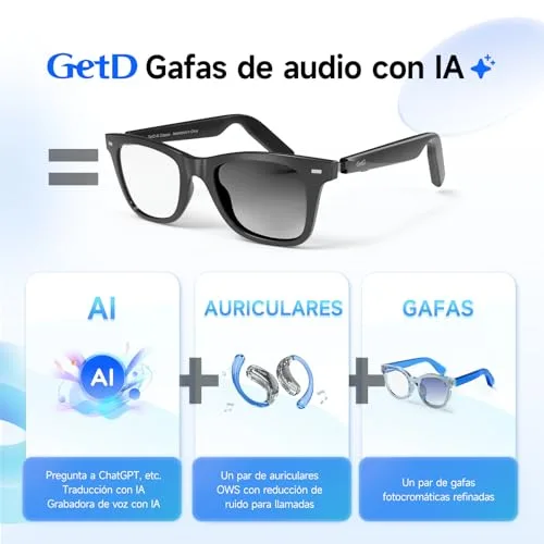 GetD ▫️ IA Glasses: óculos inteligentes com ChatGPT, tradução em tempo real 2