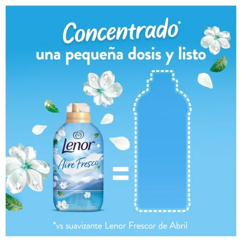 LENOR ▫️ Aire Fresco Amaciador de Roupa Clean Breeze 50 lavagens, 700 ml. (Embalagem de 3) 4