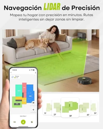 MONSGA ▫️ Aspirador e Esfregador de Pisos 3 em 1 10 000 PA 6