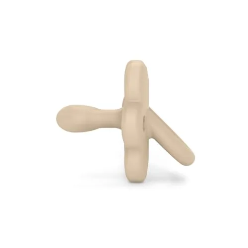 SUAVINEX ▫️ Chupeta Totalmente em Silicone, Bebé 0/6 Meses e Recém-nascido, Bege Suave 4