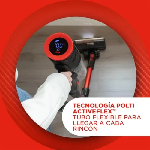 Polti ▫️ Forzaspira ActiveFlex SR350, Vassoura Elétrica Recarregável Sem Fio 4